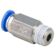 8mm Tube OD to R, BSPT 1/4 Thread Male Straight Check Valve