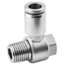 Male Banjo Elbow | Stainless Steel Push in Fitting | Stainless Steel Fittings | Stainless Steel Push to Connect Fittings
