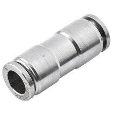 Union Straight |  Stainless Steel Push in Fittings | Stainless Steel Push to Connect Fittings | Stainless Steel Pneumatic Fittings