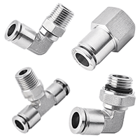 Stainless Steel Push in Fittings