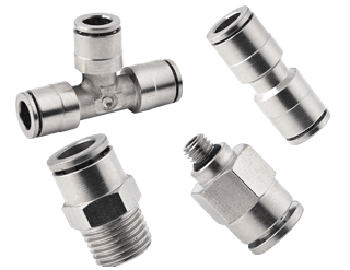Nickel Plated Brass Push in Fittings
