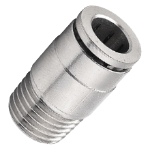 Hexagon Socket Head Male Connector | Nickel Plated Brass Push in Fitting